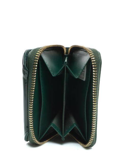 BERLIN Cartera S con detalle de ante verde - Carteras Mujer