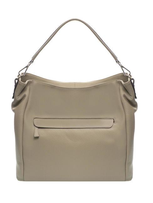 OTTAWA Bolso canguro de piel BEIGE - Bolsos Mujer