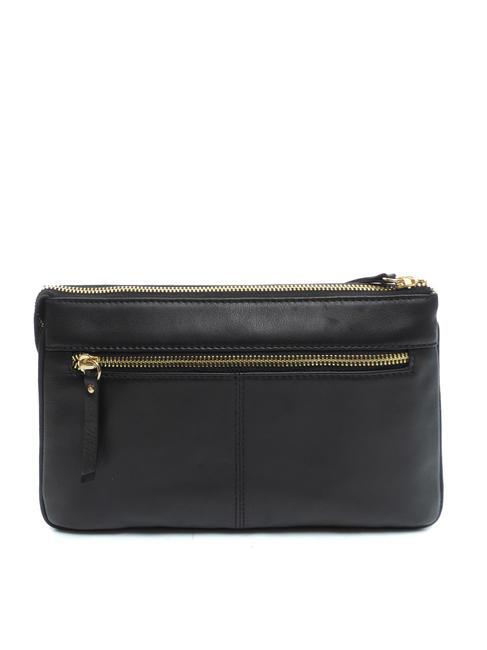 NIZZA Bandolera tres compartimentos con tachuelas negro - Bolsos Mujer