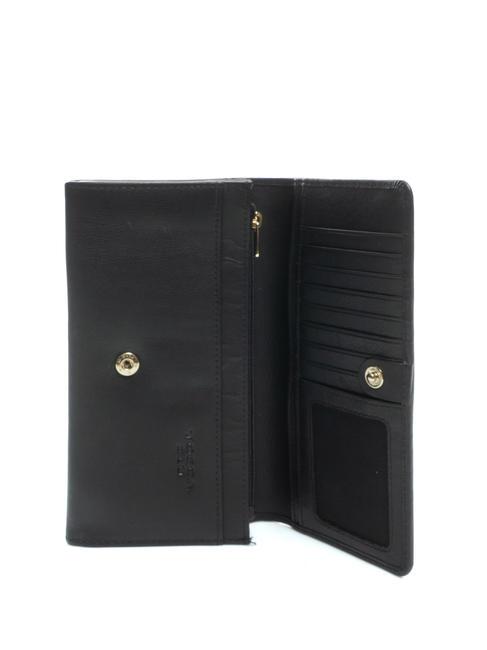 NIZZA Cartera triple con tachuelas negro - Carteras Mujer