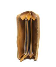 COCCINELLE DORA Cartera en piel martillada albaricoque - Carteras Mujer - 2