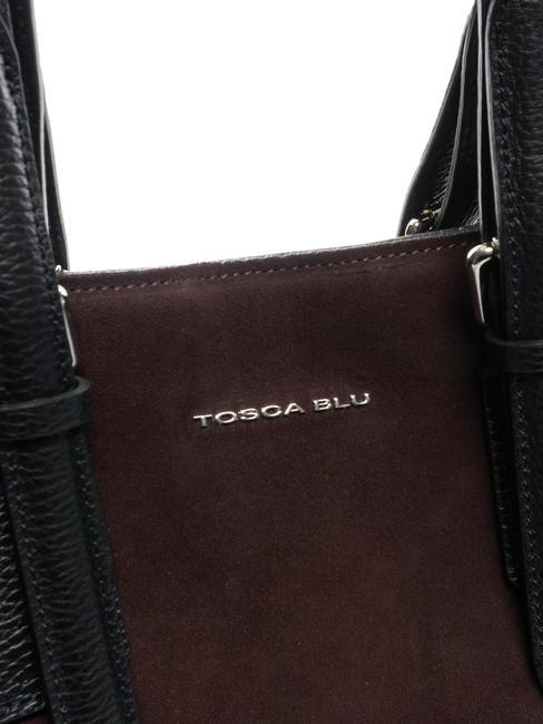 BRUGES Bolso tote grande de ante Burdeos - Bolsos Mujer