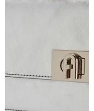FURLA ZOE bolso de hombro COLOR PLATA - Bolsos Mujer - 4