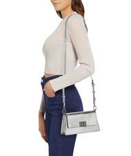 FURLA ZOE bolso de hombro COLOR PLATA - Bolsos Mujer - 5