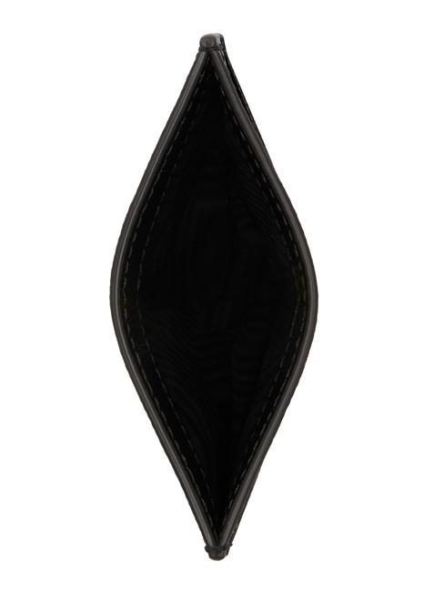 CAMELIA Tarjetero de piel negro - Carteras Mujer
