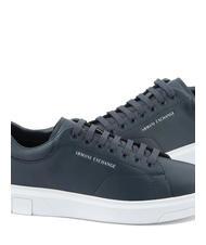ARMANI EXCHANGE ACTION Zapatillas de cuero MARINO / MARINO - Zapatos Hombre - 4