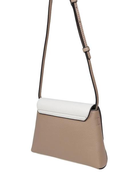 NET Bolso de piel con estructura malvavisco+luna+llena+gris - Bolsos Mujer
