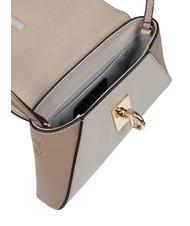 FURLA NET Bolso de piel con estructura malvavisco+luna+llena+gris - Bolsos Mujer - 3