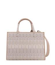 FURLA OPPORTUNITY S Bolso tote de jacquard reciclado TONOS NATURALES - Bolsos Mujer - 3