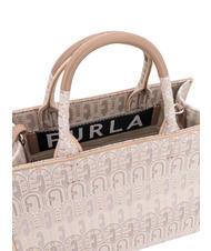 FURLA OPPORTUNITY S Bolso tote de jacquard reciclado TONOS NATURALES - Bolsos Mujer - 4