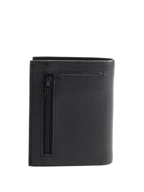 FIGHTER Cartera vertical de piel negro - Carteras Hombre