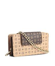 POLLINI HERITAGE CLASSIC embrague de iPhone marrón / crema - Bolsos Mujer - 3