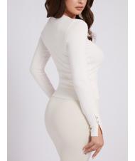 GUESS ELINOR Su&eacute;ter de cuello redondo cremwhi - Su&eacute;teres de mujer - 3