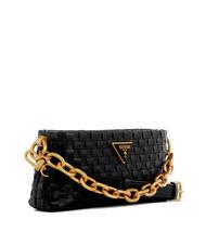 GUESS LISBET Bolso bandolera trenzado NEGRO - Bolsos Mujer - 2