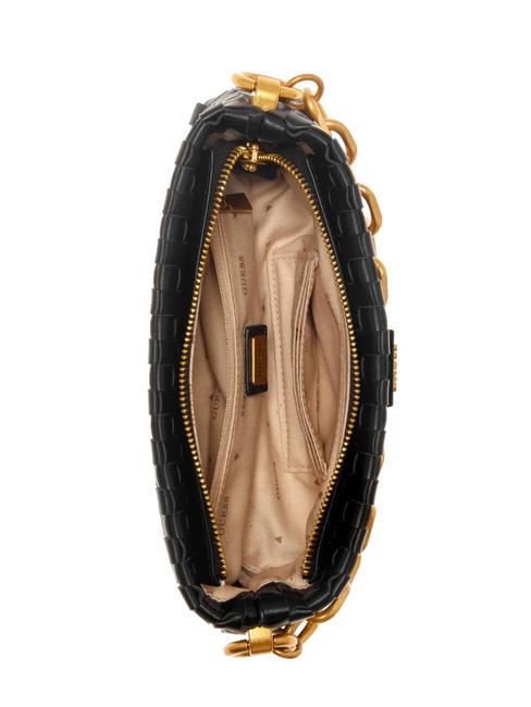 LISBET Bolso bandolera trenzado NEGRO - Bolsos Mujer