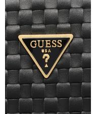 GUESS LISBET bolso de mano tejido NEGRO - Bolsos Mujer - 4