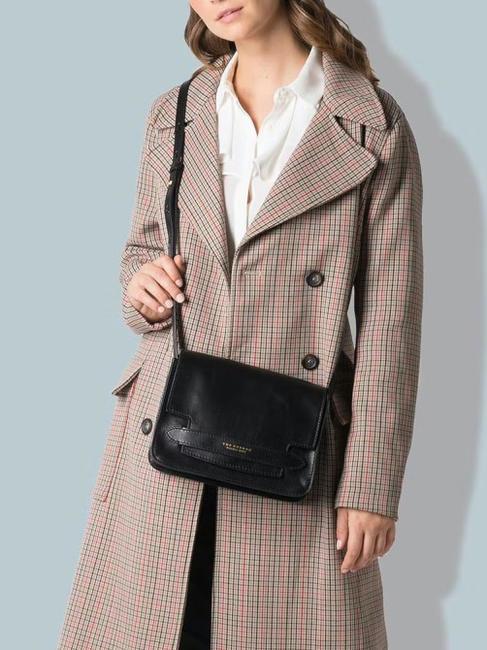 LUCREZIA Mini bolso de hombro Oro negro - Bolsos Mujer