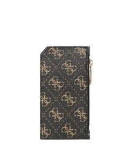 GUESS AIETA Tarjetero con monedero logotipo marr&oacute;n - Carteras Mujer - 2