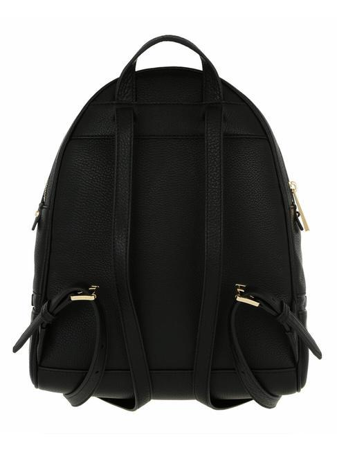 RHEA Mochila de cuero negro - Bolsos Mujer