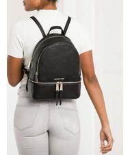 MICHAEL KORS RHEA Mochila de cuero negro - Bolsos Mujer - 7