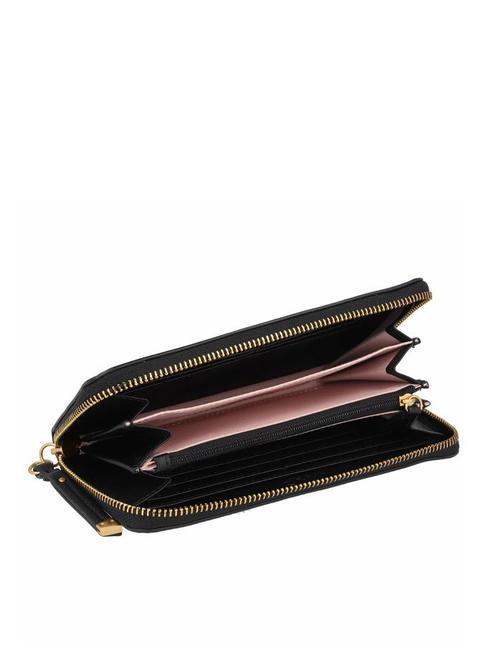 CLIDIA Cartera con cremallera alrededor negro - Carteras Mujer