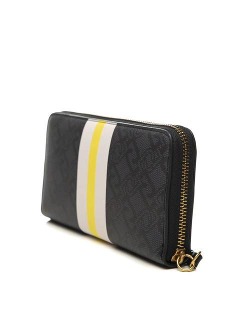 CLIDIA Cartera con cremallera alrededor negro - Carteras Mujer