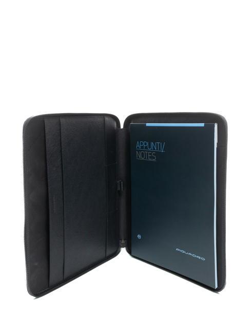 CAMPIONARIO - BLACK SQUARE Portapapeles A4 de piel azul - Fundas para tablet & Organizer