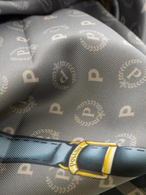 TWILL Pañuelo estampado gris y azul - Bufandas