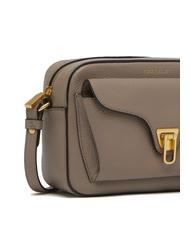 COCCINELLE BEAT SOFT Bolso de hombro pequeño topo cálido - Bolsos Mujer - 3