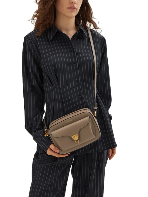 BEAT SOFT Bolso de hombro pequeño topo cálido - Bolsos Mujer