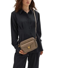 COCCINELLE BEAT SOFT Bolso de hombro pequeño topo cálido - Bolsos Mujer - 4