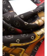 POLLINI TWILL Pañuelo estampado negro y fucsia - Bufandas - 3
