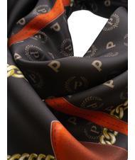 POLLINI TWILL CHAIN Pañuelo estampado negro y rojo - Bufandas - 3