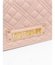 LOVE MOSCHINO QUILTED Bolso bandolera acolchado polvos - Bolsos Mujer - 3