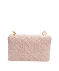 LOVE MOSCHINO QUILTED Bolso bandolera acolchado polvos - Bolsos Mujer - 4