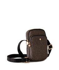 BORBONESE CLASSICA Microbolso porta smartphone OP / NATURAL / NEGRO - Bolsos Mujer - 2