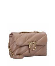 PINKO CLASSIC LOVE PUFF Bolso de napa galleta de jengibre-oro antiguo - Bolsos Mujer - 2
