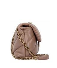 PINKO CLASSIC LOVE PUFF Bolso de napa galleta de jengibre-oro antiguo - Bolsos Mujer - 3