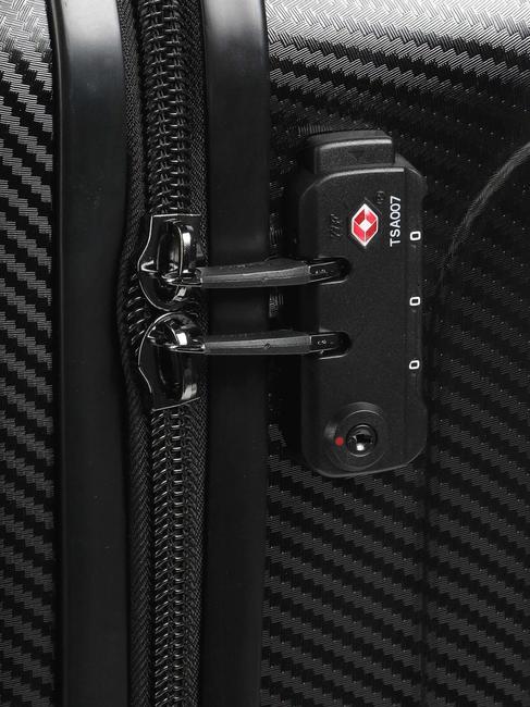 LUSTRE2 carro de cabina de 4 ruedas NEGRO - Equipaje de mano