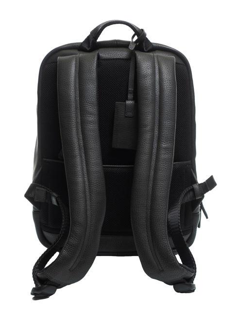 BOLOGNA Mochila business de piel negro - Mochilas para port&aacute;til