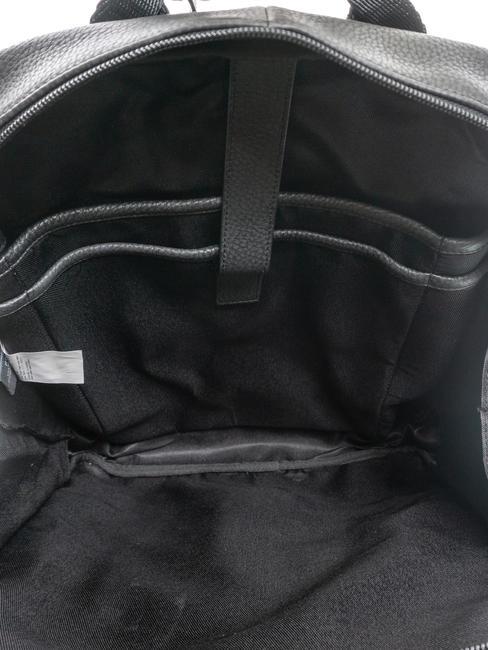 BOLOGNA Mochila business de piel negro - Mochilas para port&aacute;til