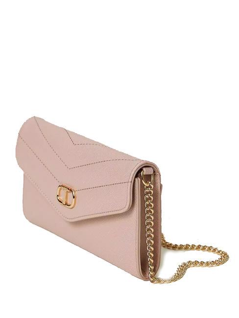 OVAL T Bolso clutch con bandolera de cadena rosa brumoso - Bolsos Mujer
