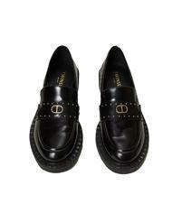 TWINSET STUDS Mocas&iacute;n de piel negro - Zapatos Mujer - 3