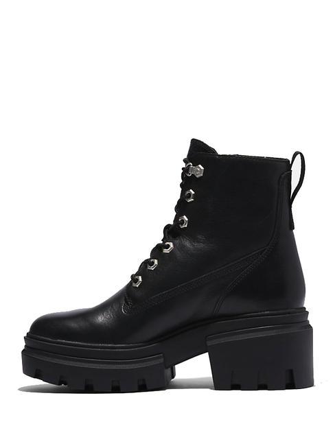 EVERLEIGH 6 INCH Botín alto de piel Jetblack - Zapatos Mujer