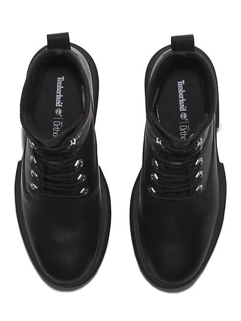 EVERLEIGH 6 INCH Botín alto de piel Jetblack - Zapatos Mujer