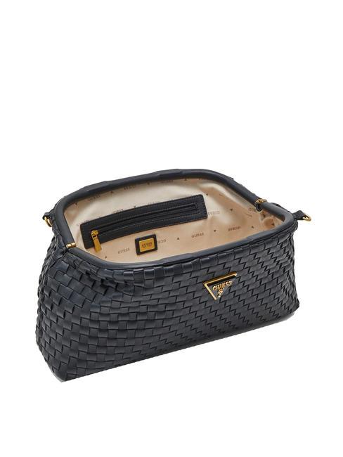 LISBET bolso de mano tejido NEGRO - Bolsos Mujer