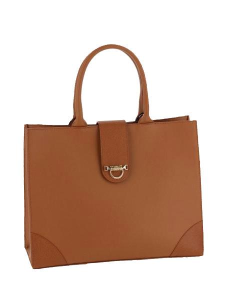SAVOY DUETTO CAVIAR Bolso shopper grande de piel cuero - Bolsos Mujer