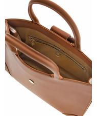 BORBONESE SAVOY DUETTO CAVIAR Bolso shopper grande de piel cuero - Bolsos Mujer - 3