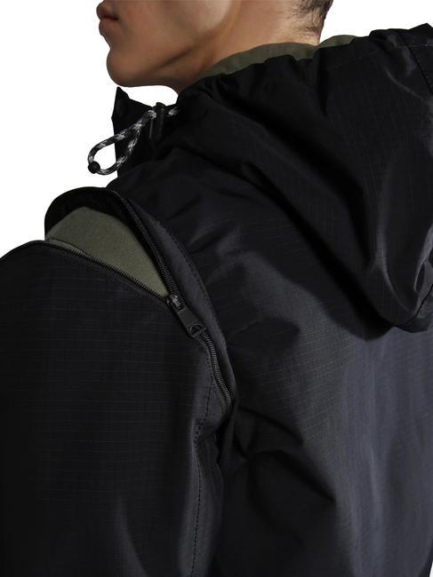 URBAN MODULAR Chaqueta con mangas desmontables negro 041 - Chaquetas de hombre