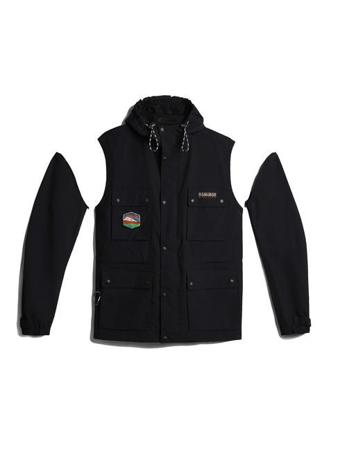 URBAN MODULAR Chaqueta con mangas desmontables negro 041 - Chaquetas de hombre